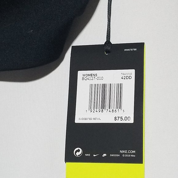 Nike Plus Size Bold Sports Bra, black - Picture 5 of 5